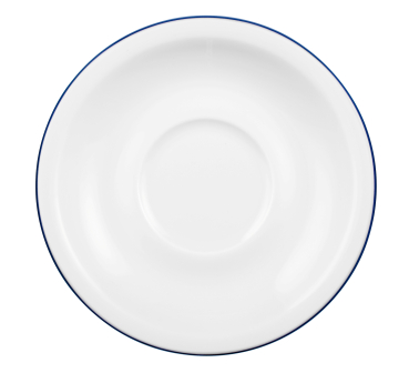 Compact Blaurand - Kaffeeuntertasse 14,5cm.